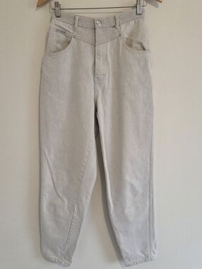 Vintage Gitano Off White Mom Jeans